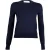 Closed Crew Neck Long Sleeve Knits Dark Night