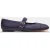 Steve Madden Dory Flat Shoes Navy Satin