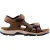 Hi-Tec Leren sandalen heren Lucibel (Donkerbruin/zwart)