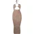 AllSaints Toni Rainbow Dress Green Multi