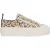 Superga Dames/Dames 2631 Giraffe Print Platform Trainers (Beige Natuurlijk)