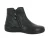 Helioform art. 152.001 0404 zwart leer dames enkellaars 2 ritsen