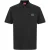 Hugo Heren Poloshirt met Kraag en Korte Mouwen (Zwart)