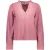 Only Onlemma ls detail v-neck top wvn cs fuchsia
