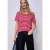 Street One Dames Gestreept shirt in Rood