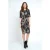 Midi-jurk met print