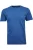 RAGMAN Softknit T-Shirt ronde hals blauw-melange, Effen