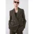 Mango regular blazer bruin