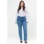 Fox Factor Plus Size high waist straight leg jeans – mediumblauw