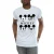 Disney Heren Vier hoofden Mickey Mouse Katoenen T-Shirt (Wit)