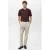 Mango Man regular T-shirt donkerrood