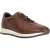 Dune London Heren Tris Leren Trainers (Bruin)