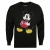 Disney Dames/dames Mickey Mouse Sweatshirt (Zwart)