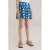 WE Fashion loose casual short blauw