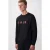 BALR . Monogram Embro Crewneck Jet Black/tibetian Red