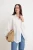 TRENDYOLMİLLA Dames Wit Effen Lang Oversized Overhemden