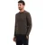No Excess Pullover crewneck 2 coloured melang taupe