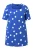 Ulla Popken Shirt  azuur / wit