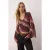 TRENDYOLMİLLA Dames Meerkleurig Paisley Lang Getailleerd Blouses