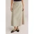 WE Fashion midi rok beige