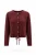 Tramontana Puff-sleeve Cardigan C18-21-701 Vest 004580-pomegranate