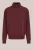 WE Fashion – Heren regular fit trui met rits – Regular fit – Donkerrood – Katoen –