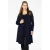 YOEK vest van travelstof DOLCE donkerblauw