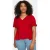 Trendyol Curve Dames Rood Effen Kort Regular fit Grote maten Blouses