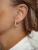 Hey Happiness Oorbellen ‘Pearl Glow’  zilver
