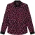 The Kooples Chemise Manches Longues Col Classique Black / Pink