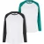 Urban Classics Jongens bio oversized raglan t-shirt met lange mouwen (set van 2)