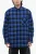 Geruit gevoerd flanellen overshirt in blauw