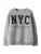 NAME IT Sweatshirt ‘NKFBELISSO’  grijs gemêleerd / zwart