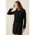 Oltre Knitted Jacket With Worked Edges Black