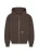 Dropsize Sweatvest  chocoladebruin