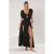 TRENDYOLMİLLA Dames Zwart Effen Maxi Mouwloos Strandkleding Skater Strandjurken