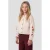 Me & My Monkey gebreid vest met borduursels – ecru