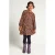 LOOXS little sweatjurk met panterprint – bruin