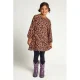 LOOXS little sweatjurk met panterprint – bruin
