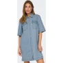 Only Onlbelle s/s button dress dnm gua n