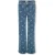 Only Kogjuicy wide leg lip print dnm blue denim