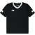 New Balance Unisex sport-T-shirt met V-hals voor volwassenen, standaardpasvorm (Zwart)