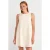Katoenen Poplin Mouwloze Mini Shift Jurk