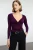 TRENDYOLMİLLA Dames Paars Effen Lang Getailleerd Blouses