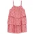 WE Fashion korte jurk met stippen roze