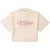 Off-White Dames/Dames Geborduurd Logo Crop T-shirt (Roze)