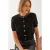 Crop Cardigan met Accessoire Detail