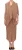 Lamberto Petri Bruin gedrapeerde zijde Sheath Shift Coctail Dress voor vrouwen