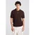 America Today regular polo gebreid bruin