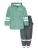 PLAYSHOES Functioneel pak  donkergrijs / pastelgroen / wit